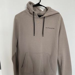 Alphalete Men’s Taupe/Beige hoodie, Medium